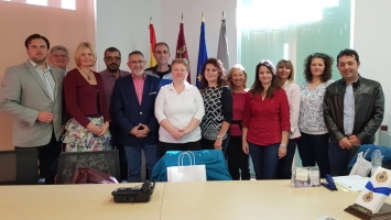 Az Erasmus csapat találkozása La Union polgármesterével