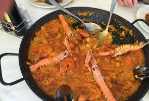 A tipikus spanyol étel, a paella